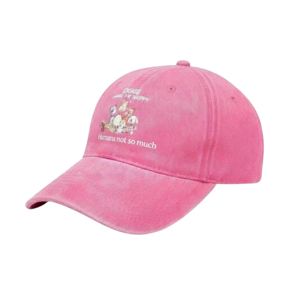 Women’s Pink Dog Hat w/saying